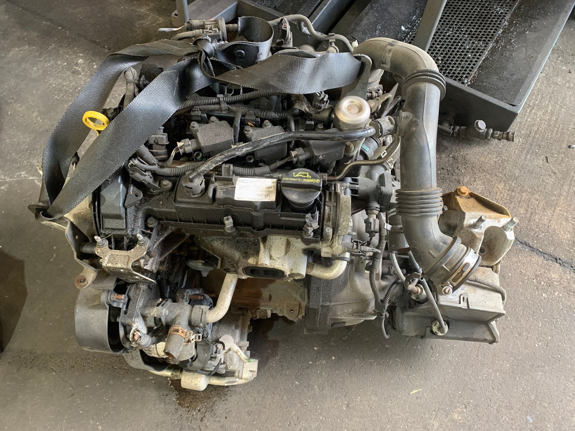 motor ford fiesta 6 1.0 Sci 2013 tot 2017 motorcode P4JA, Gebruikt, -, -, Ophalen of Verzenden