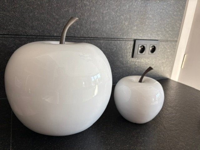 Décoration en forme de pomme, Maison & Meubles, Enlèvement ou Envoi, Comme neuf, Blanc