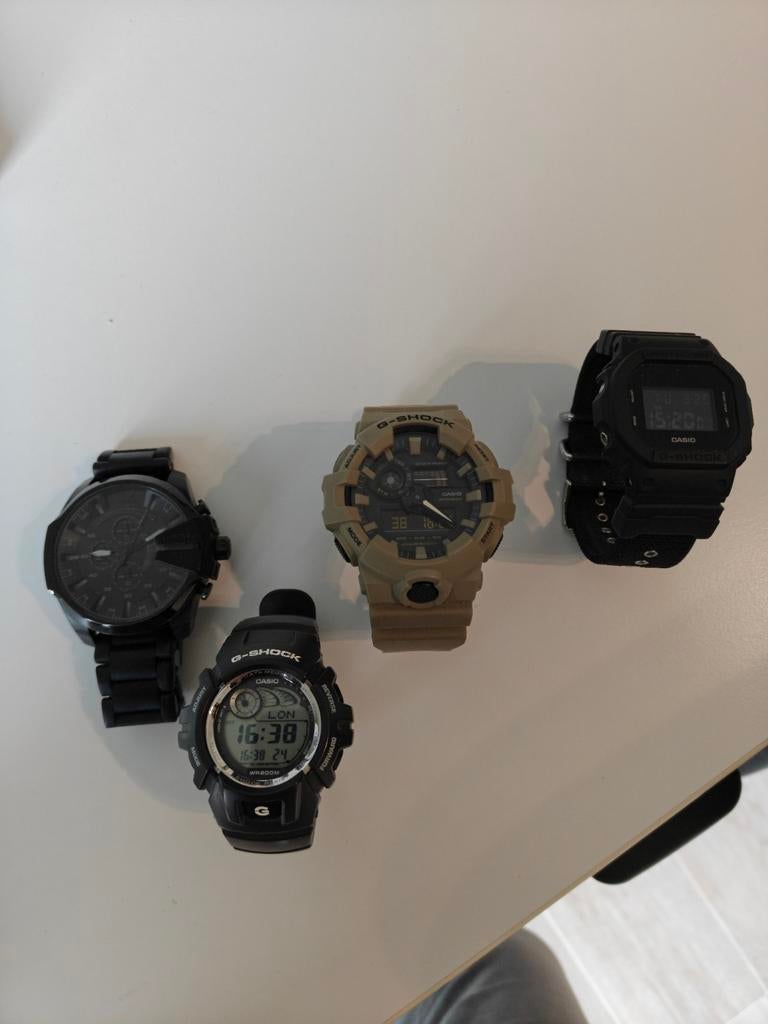Horloges - Diesel, Casio, G-shock (50€/stuk), Enlèvement ou Envoi, Casio
