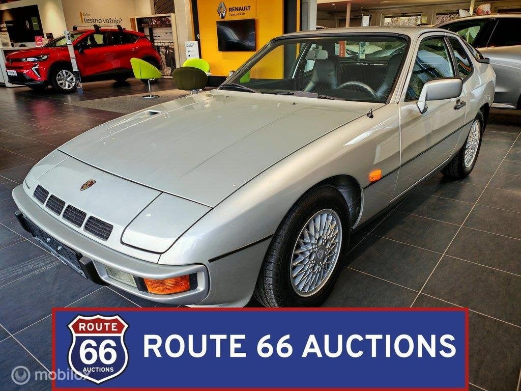 Porsche 924 Turbo | 1980 | Route 66 Auctions, Auto's, Zwart, Bedrijf, Overige carrosserie, Porsche