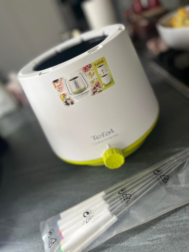Tefal Colormania fondue / mini-frituur - Thermorespect Tech., Elektronische apparatuur, Ophalen, Nieuw