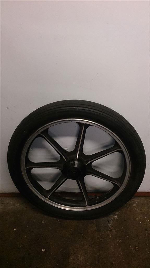 Kawasaki Z250 achterwiel Z250A Z250B achtervelg rear wheel, Ophalen of Verzenden, Gebruikt