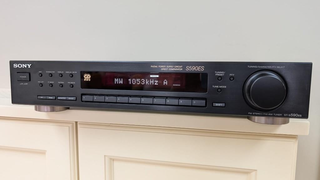 Sony ST-S590ES — Tuner FM/AM vintage haut de gamme, Enlèvement ou Envoi, Comme neuf