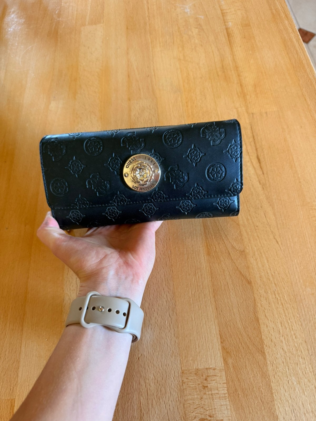 Portefeuille Guess, Bijoux, Sacs & Beauté, Neuf, Guess, Cuir, Noir