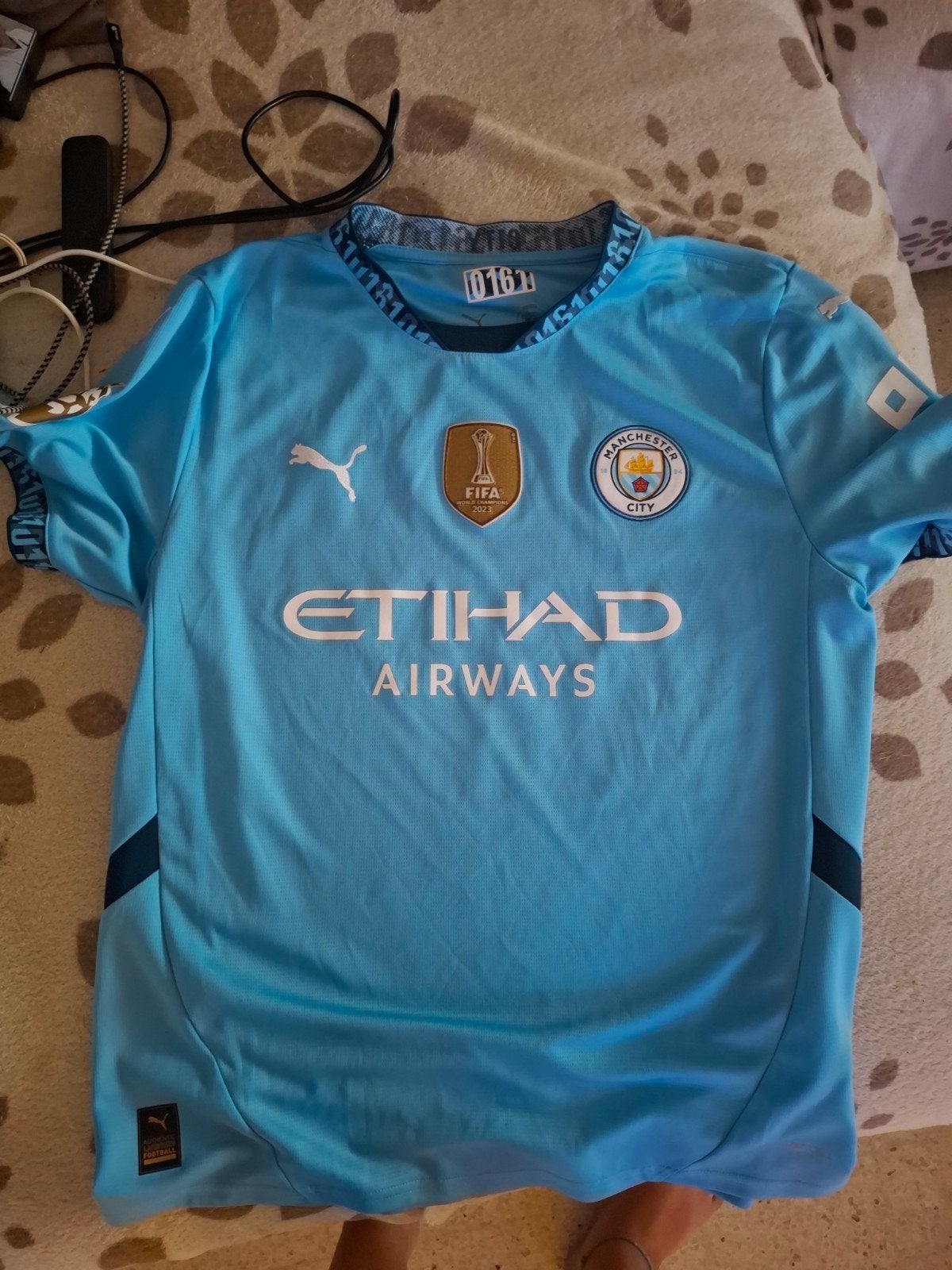 Voetbaltenue manchester city limited edition, Sport en Fitness, Voetbal, Maat L, Ophalen