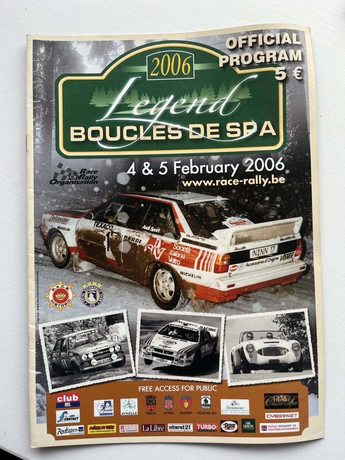 Programme Legend Boucles Spa 2006, Enlèvement ou Envoi, Comme neuf