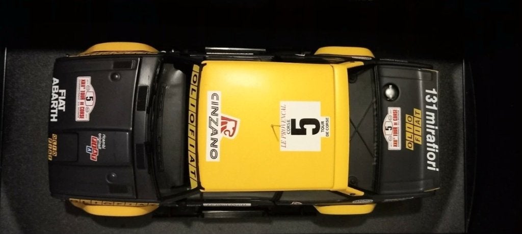 1/18 Fiat 131 Abarth #5 OlioFiat Tour De Corse 1977 Kyosho, Hobby en Vrije tijd, Modelauto's | 1:18, Ophalen of Verzenden, Nieuw