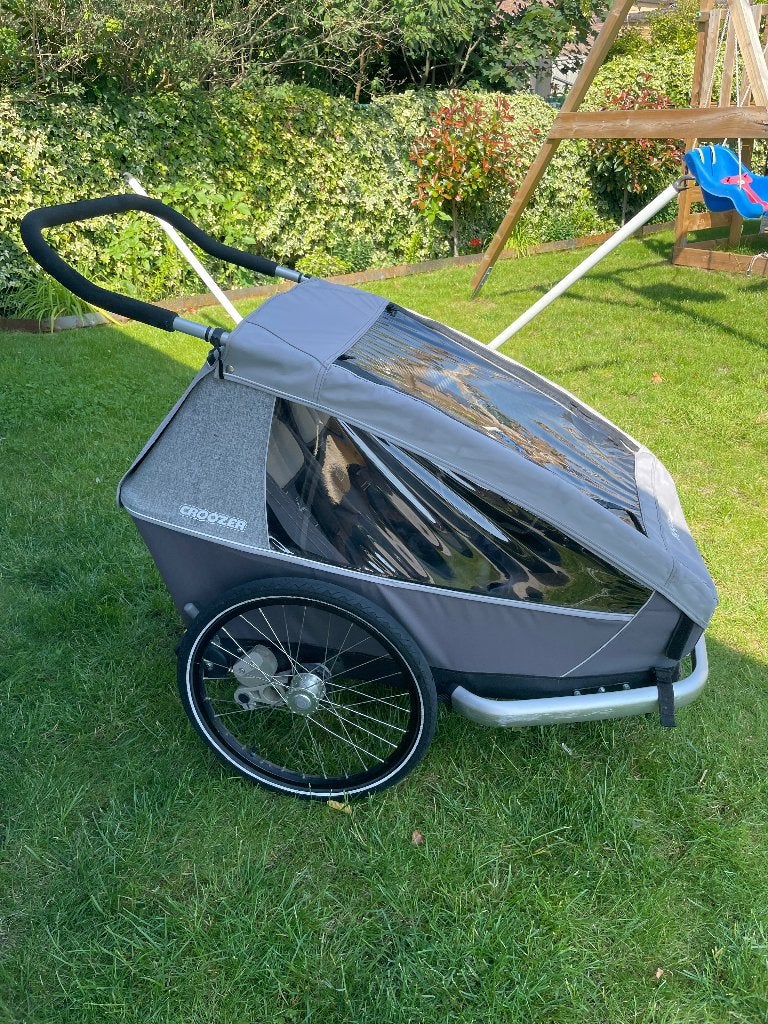 Fietskar croozer, Ophalen, Opvouwbaar, Croozer, Zo goed als nieuw