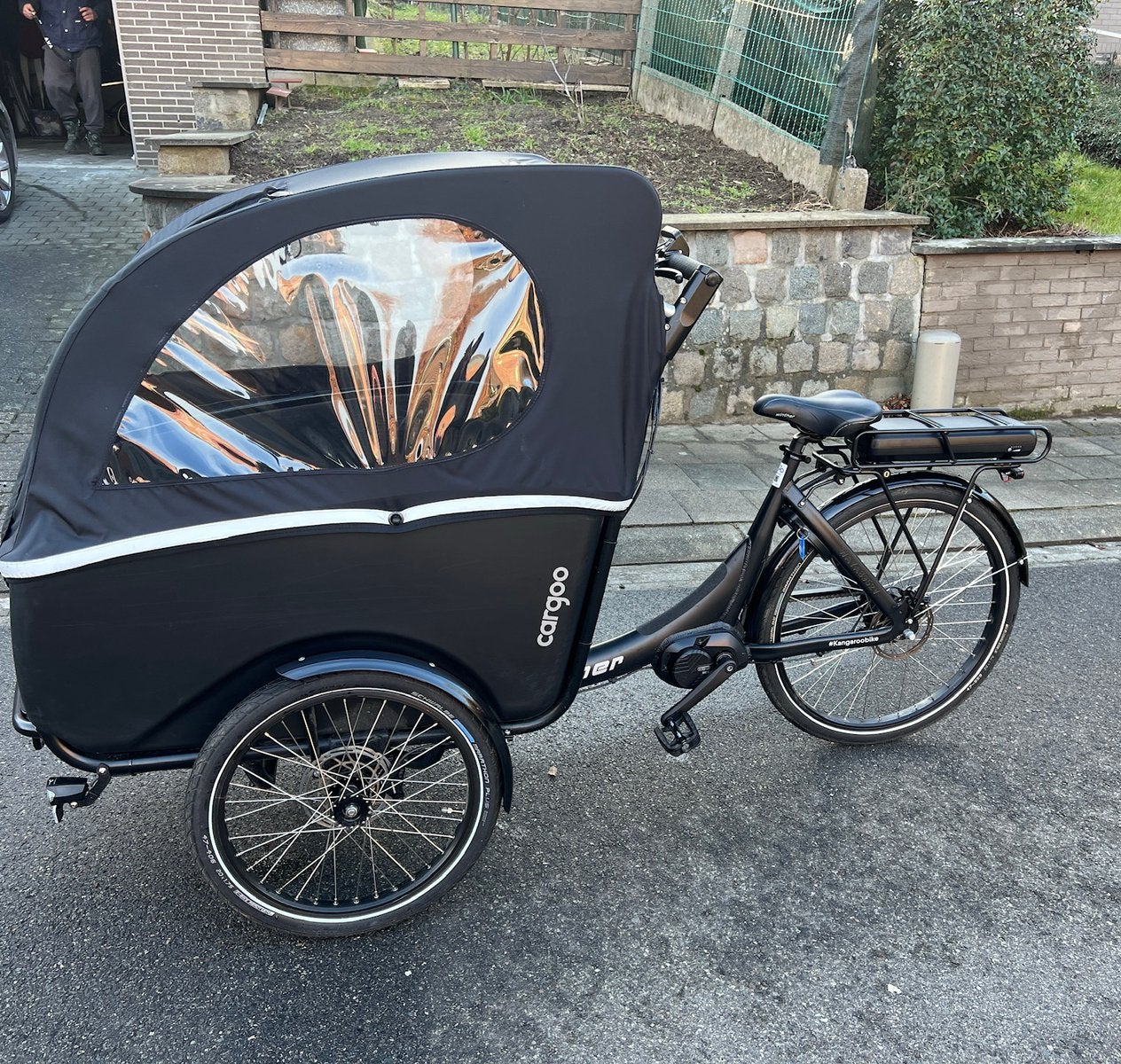 Bakfiets met elektrische ondersteuning – Zeer goede staat, Enlèvement, Comme neuf