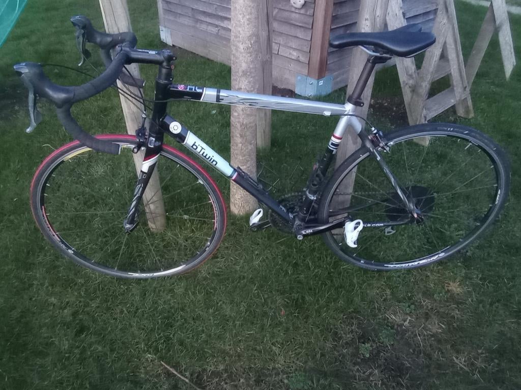 Btwin racefiets Carbon kader (maat 54), Fietsen en Brommers, Ophalen