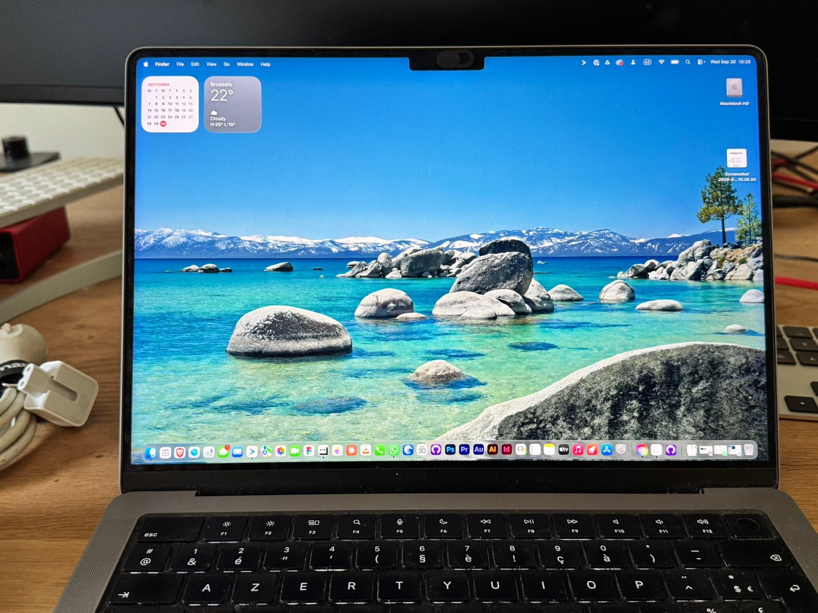 MacBook Pro 14" M1 Pro – 16 Go / 512 Go – AZERTY, Enlèvement, Comme neuf, SSD