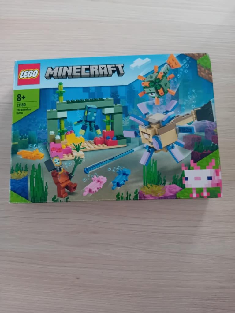 Lego Minecraft 21180 The Gardian Battle De bewakerstrijd, Ophalen, Minecraft, Lego, Zo goed als nieuw