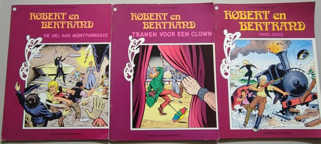 B11* Robert en Bertrand (studio Vandersteen)       set3stuks, Ophalen, Gelezen