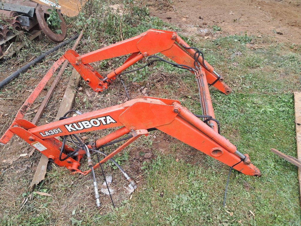 Frontlader kubota minitractor, Ophalen