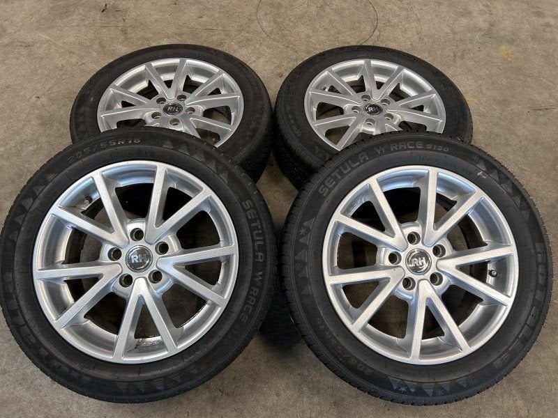 16 inch RH velgen + winterbanden Ford Focus, Autos : Pièces & Accessoires, Pneus et Jantes, Pneus hiver, 16 pouces, -