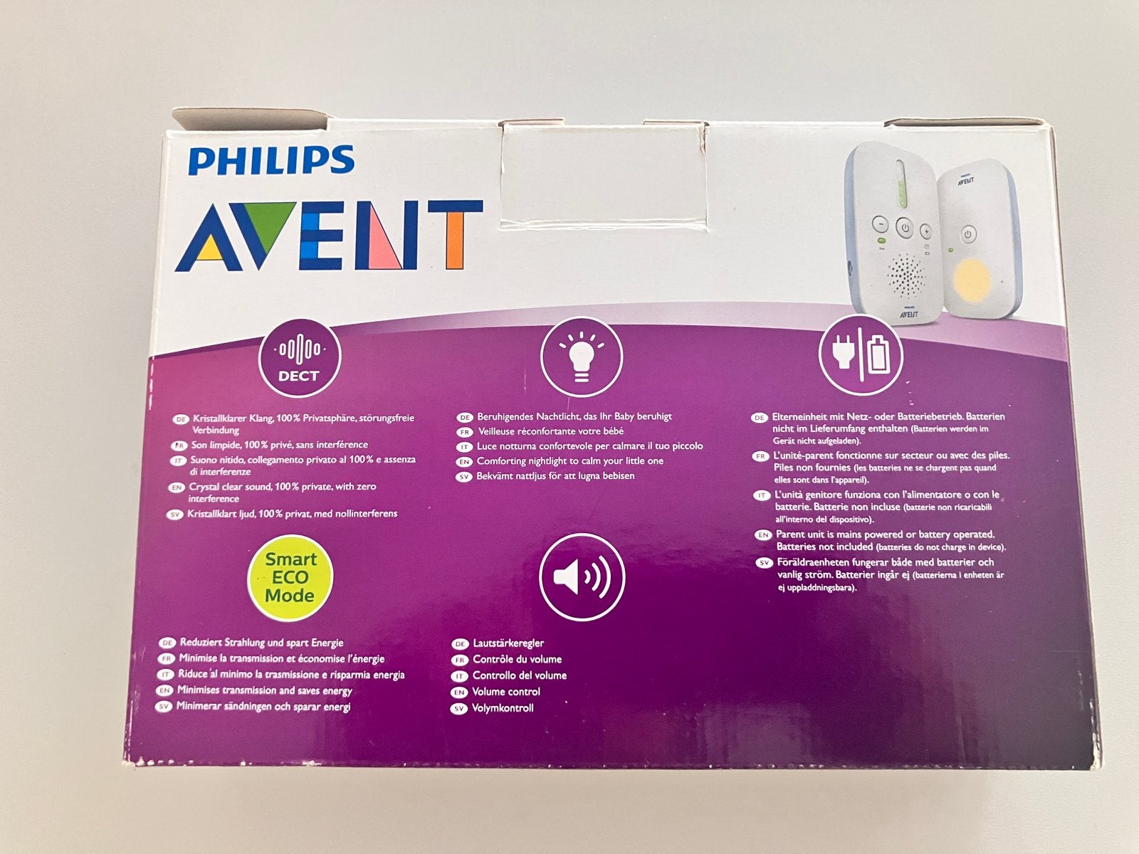 Philips Avent babyphone écoute-bébé SCD503, Enlèvement ou Envoi, Comme neuf