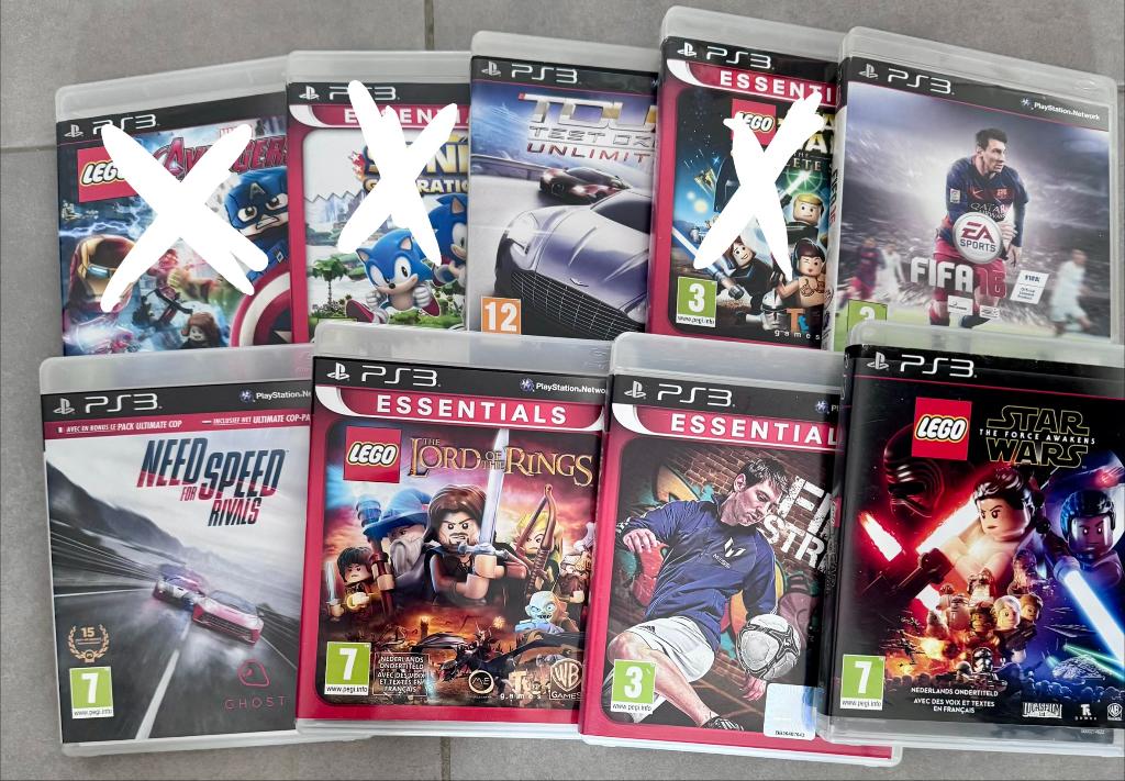 Paystation 3 games, Consoles de jeu & Jeux vidéo, Jeux | Sony PlayStation 3, Enlèvement, Utilisé
