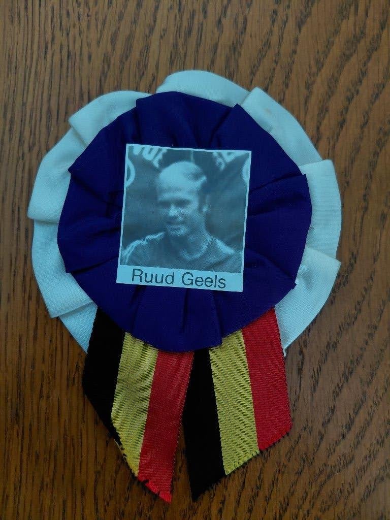 Rosette de supporter - Ruud Geels - Anderlecht, Enlèvement ou Envoi