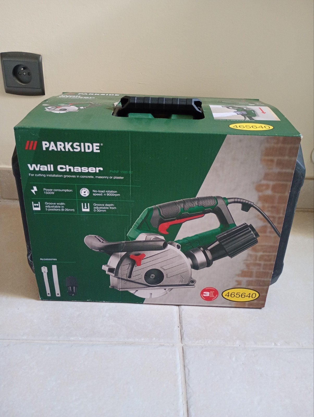 Coupe-mur Parkside PMNF 1500 B2 — neuf et non ouvert, Neuf, Électrique, Enlèvement ou Envoi, Découpeur de mur
