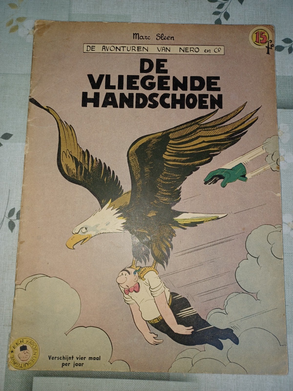 Nero de vliegende handschoen D..1957., Boeken, Stripverhalen, Ophalen of Verzenden