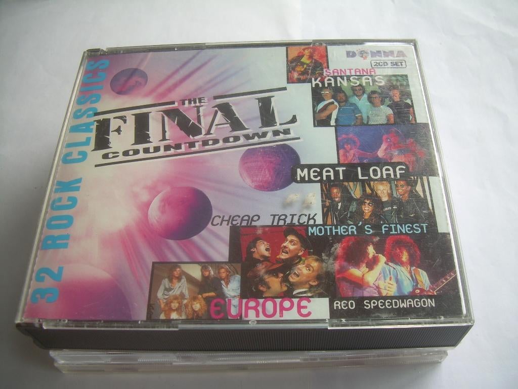 COFFRET DE 2 CD - LE COMPTE À REBOURS FINAL - 32 TUBES ROCK, Enlèvement ou Envoi, Comme neuf, Pop, Coffret