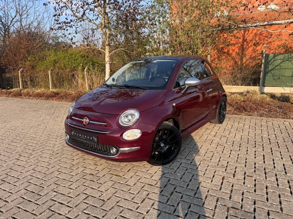 Fiat 500 1.2i *ABARTH-Line*-2019/058.000km/Euro 6-Gekeurd, Auto's, Fiat, Leder, Bedrijf, 1200 cc, 3 deurs