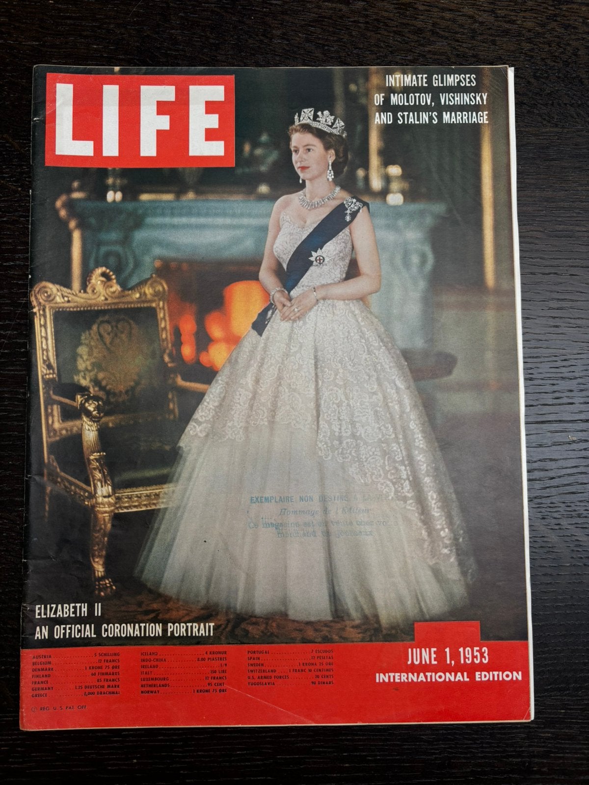 Set van 22 Life Magazines tussen 1948 en 1953, Enlèvement