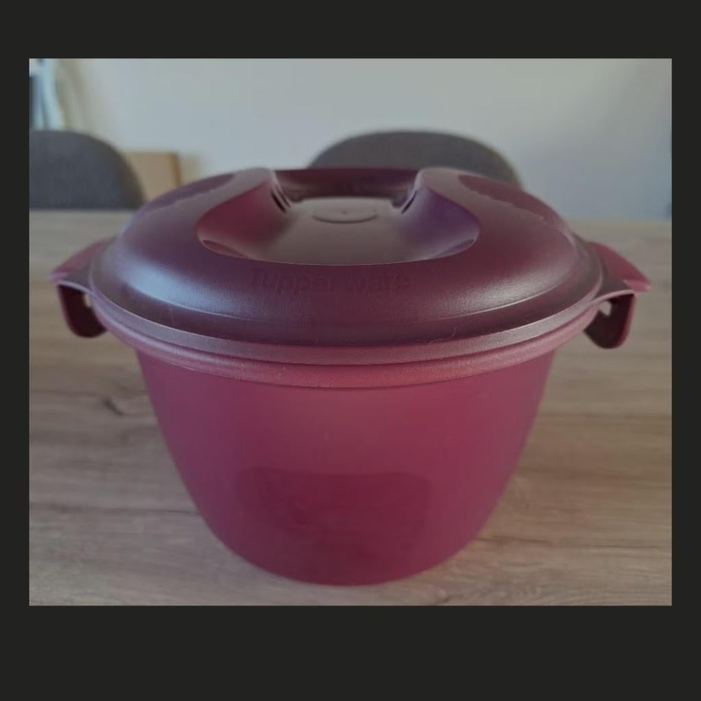 Tupperware rijst- & pastakoker., Huis en Inrichting, Keuken | Tupperware, Ophalen of Verzenden, Nieuw, Paars