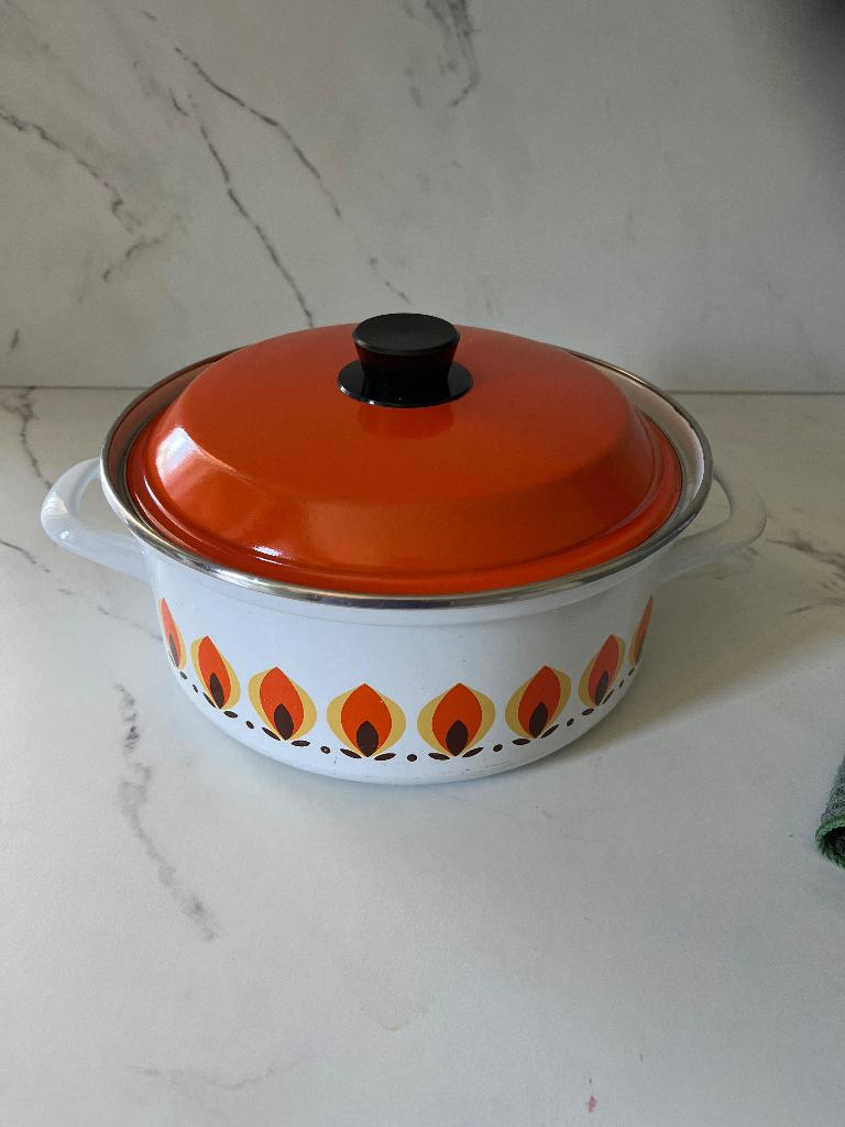 Casserole acier émaillé, Enlèvement, Utilisé, Autres matériaux, Plaque céramique