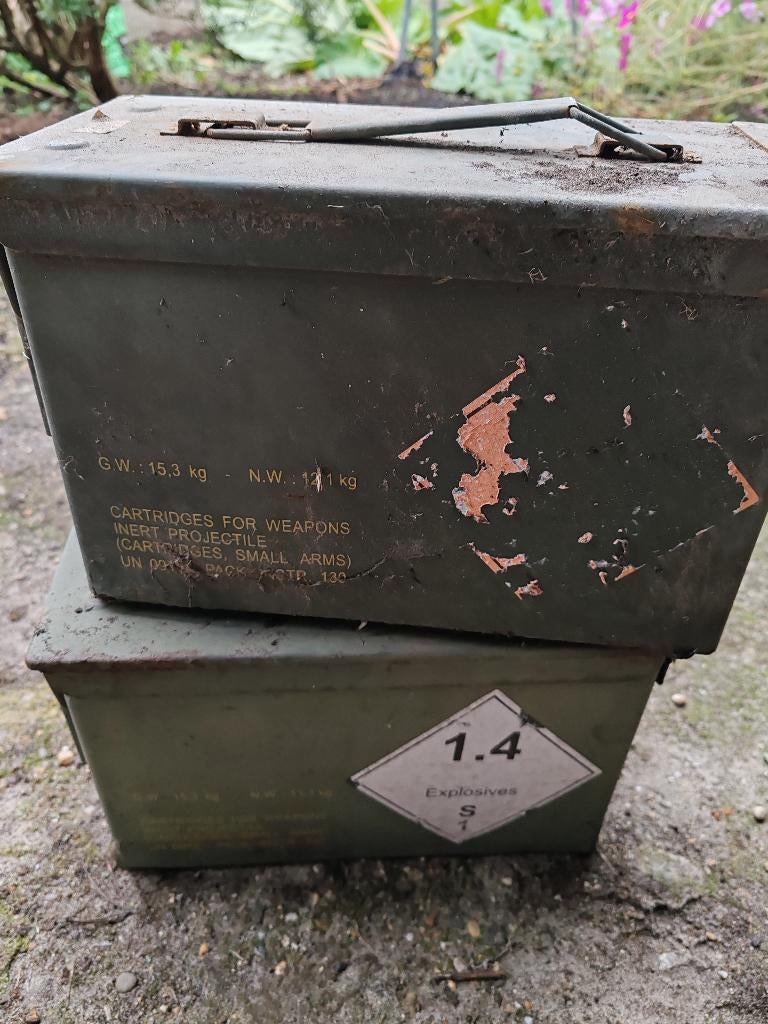 Metalen kisten, Antiek en Kunst, Ophalen