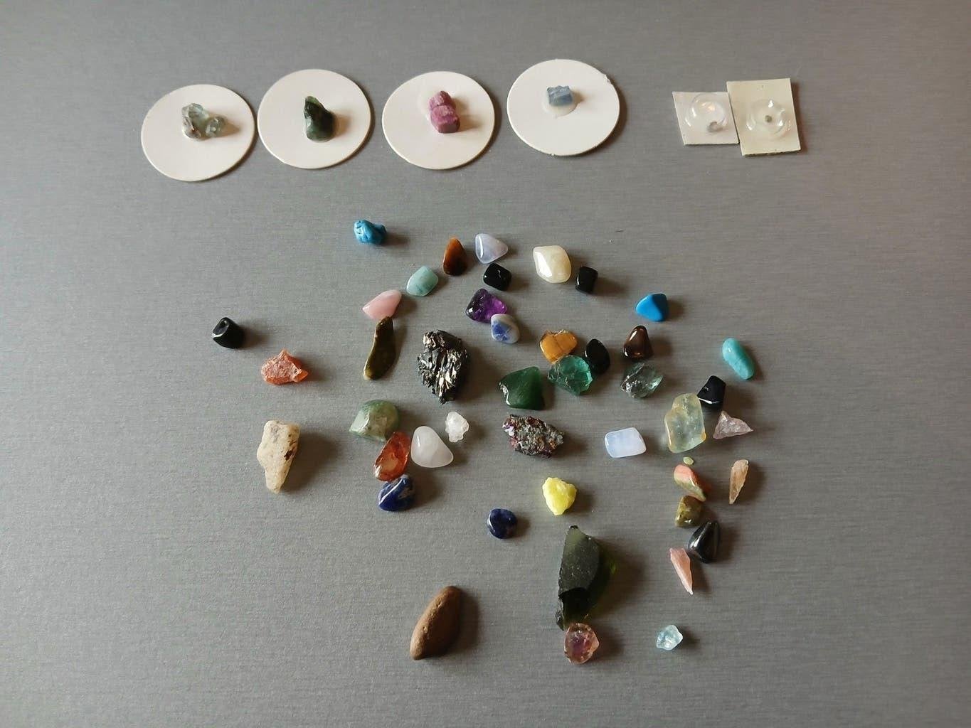 pierres de collection lot de petites pierres diverses, Enlèvement ou Envoi, Minéral