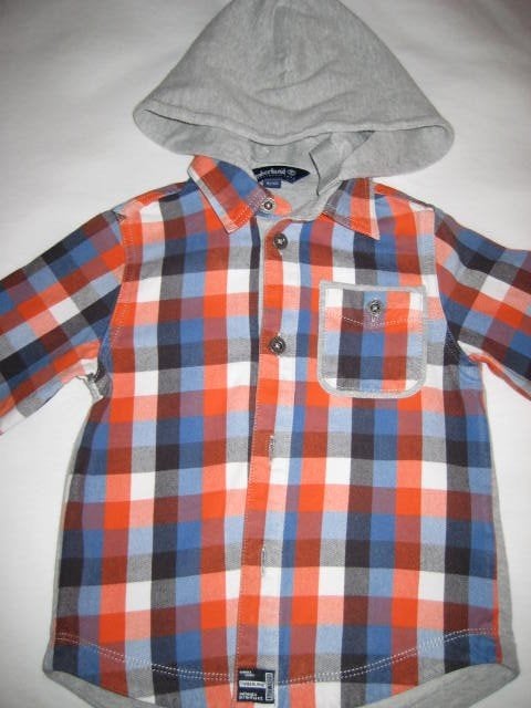 Chemise pour garçon (avec casquette) Timberland taille 4/102, Garçon ou Fille, Timberland, Enlèvement ou Envoi, Chemise ou À manches longues