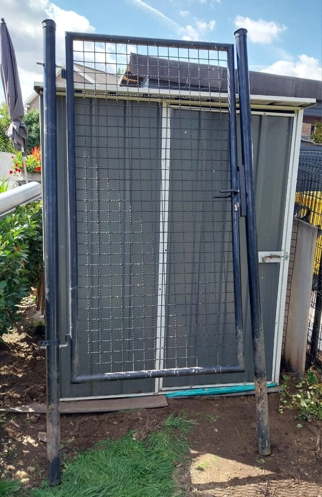 tuinpoort, Tuin en Terras, Ophalen, Overige materialen, Gebruikt, 100 tot 150 cm