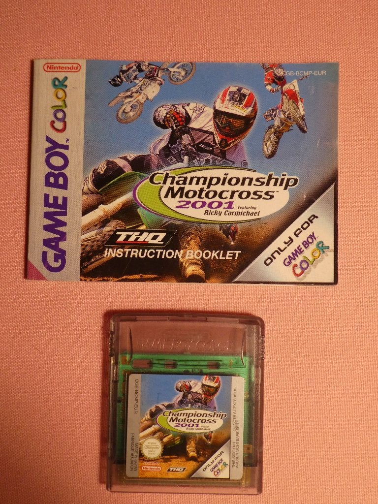 Game Boy Color - Championship Motocross 2001, Ophalen of Verzenden, Gebruikt