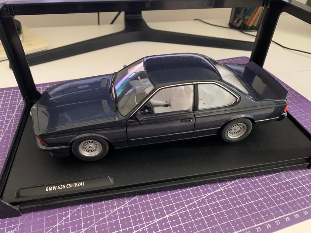 1:18 BMW M635 CSI E24 Solido, Ophalen of Verzenden, Zo goed als nieuw, Solido