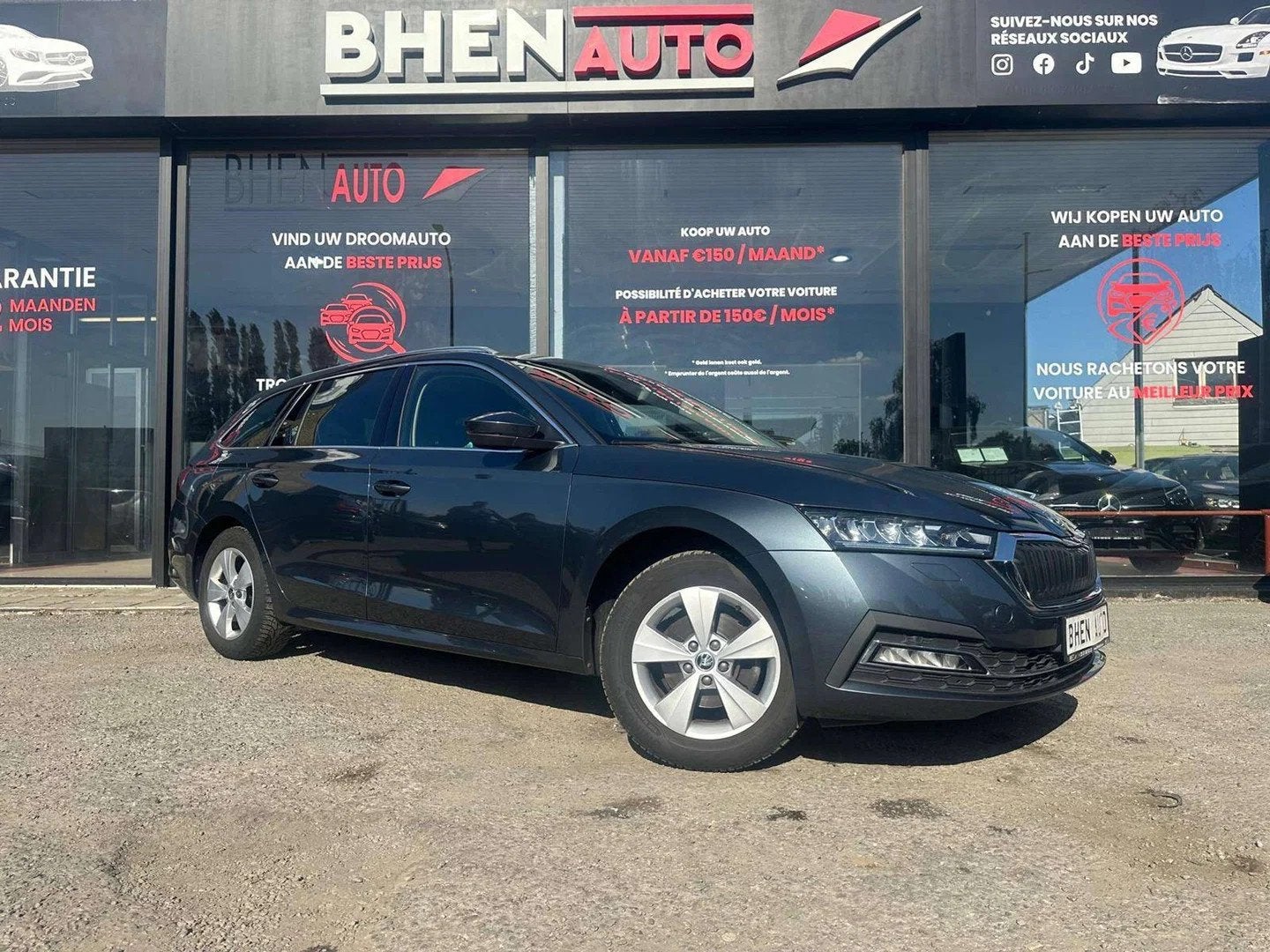 Skoda Octavia Octavia SW 1.0 TSI (bj 2021), Auto's, Stof, Gebruikt, Euro 6, Bedrijf