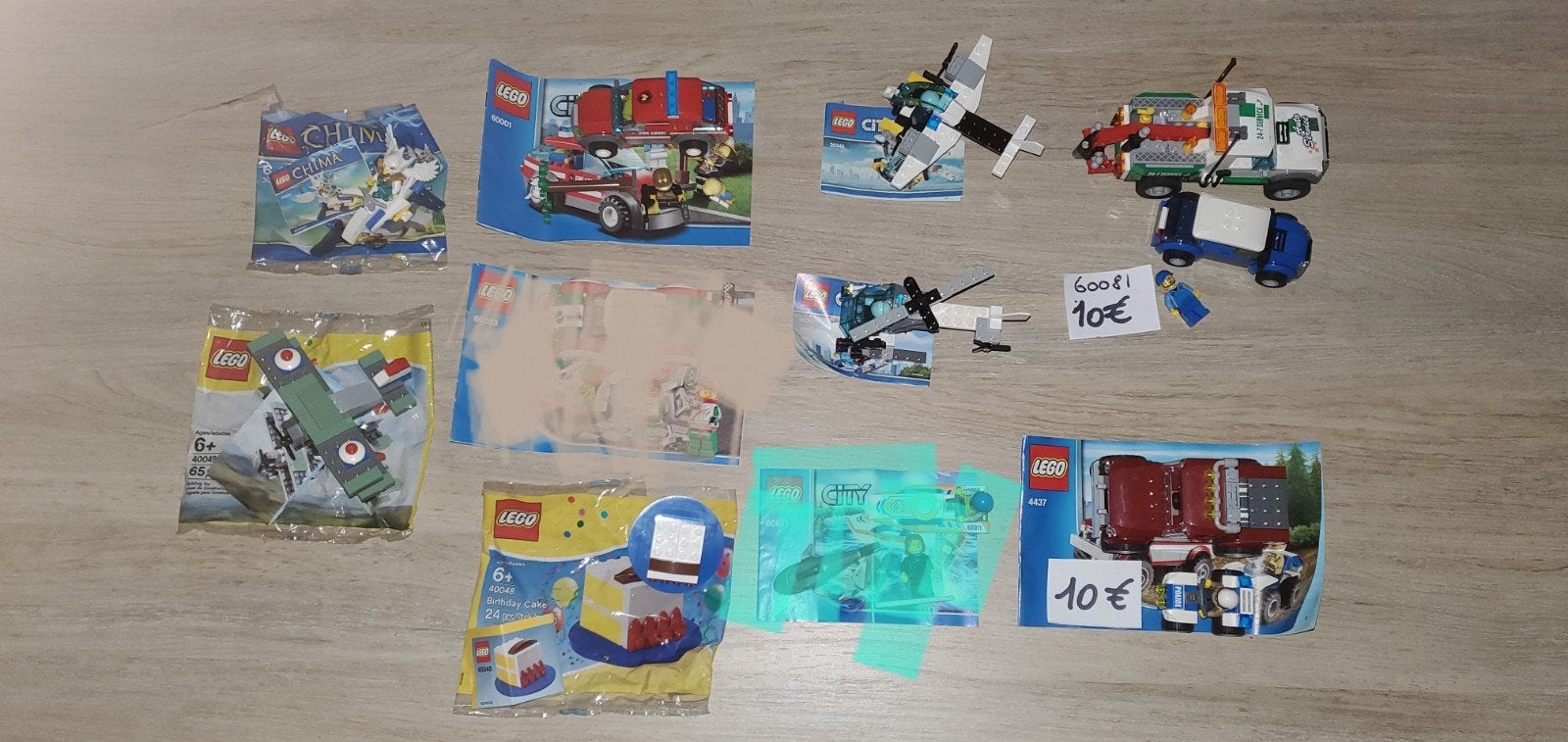 Diverse Lego City
- 4437 met instructies 10 euro
- 30250 met, Ophalen, Lego, City