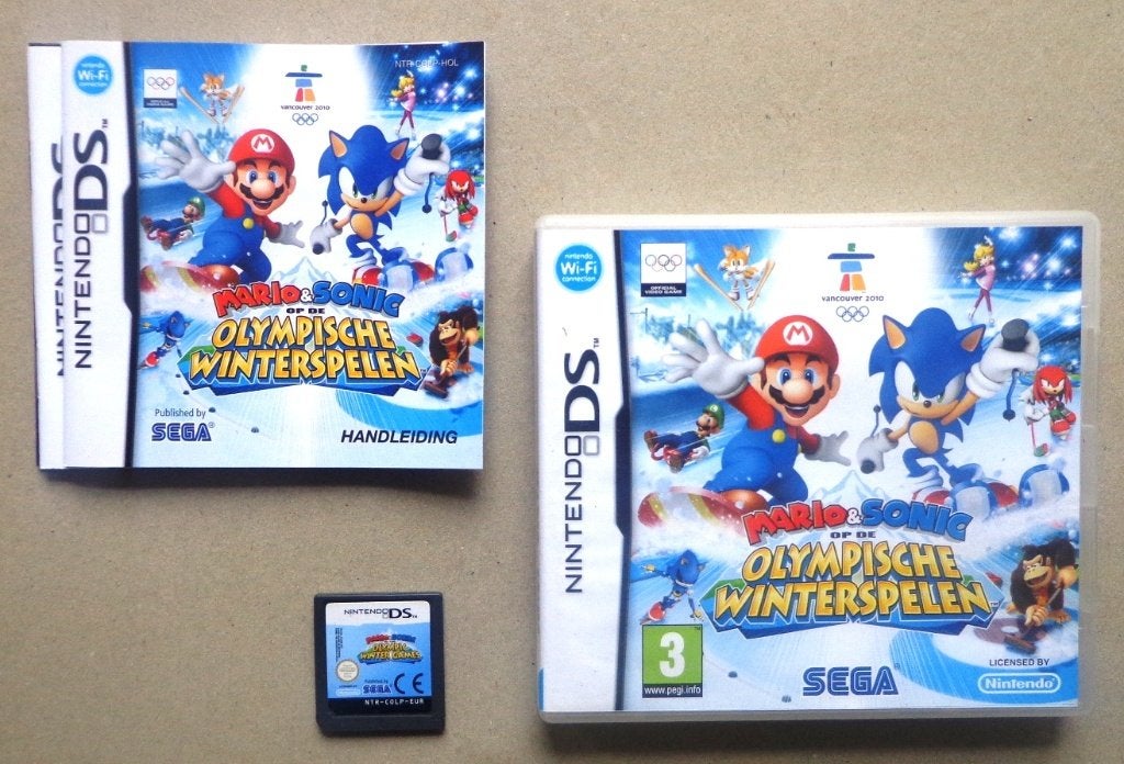 Mario & Sonic op de Olympische Winter Spelen DS Compleet, Ophalen of Verzenden, Zo goed als nieuw