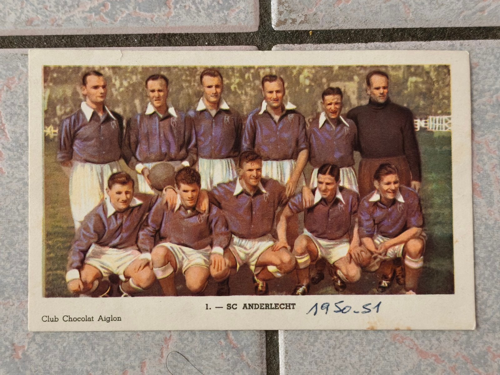 Team RSC Anderlecht 1950-1951, Ophalen of Verzenden