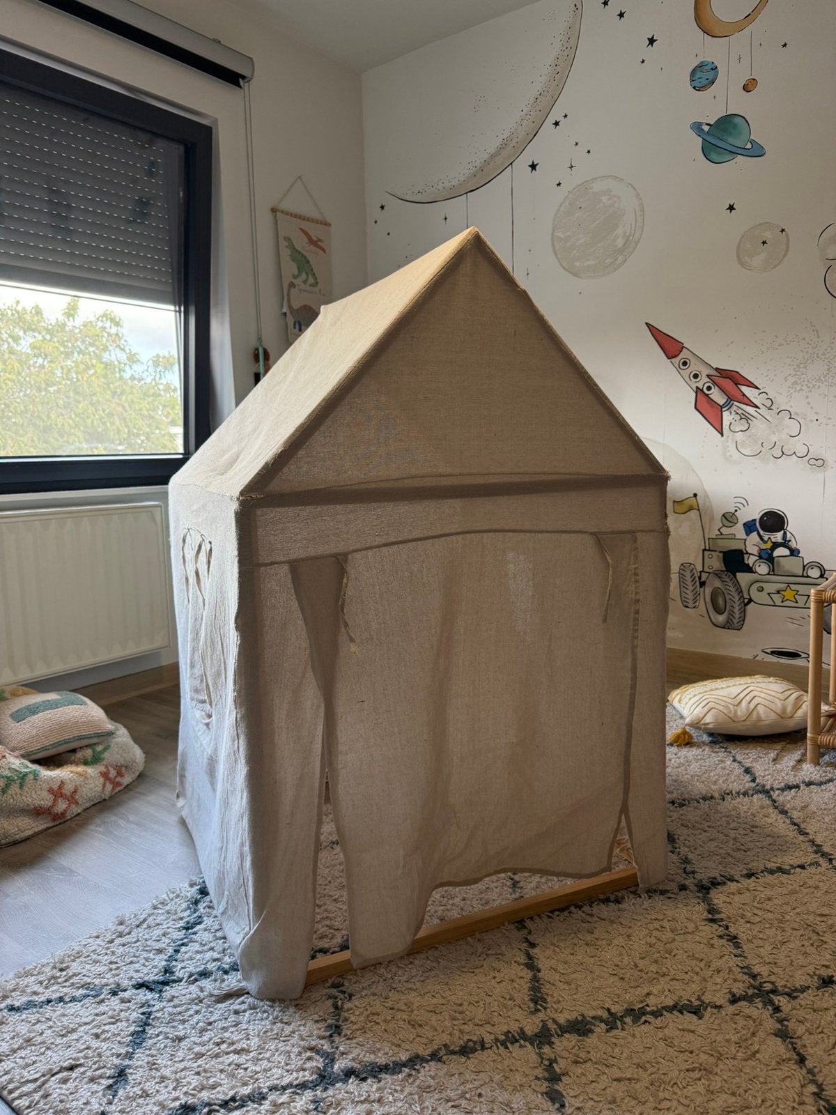 Tent speelhuis (met naaiwerk aan), Ophalen, Zo goed als nieuw