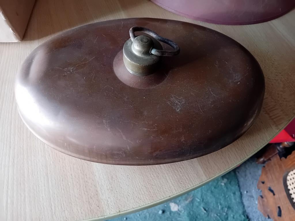 Koperen warmwaterkruik, Antiek en Kunst, Ophalen of Verzenden, Koper