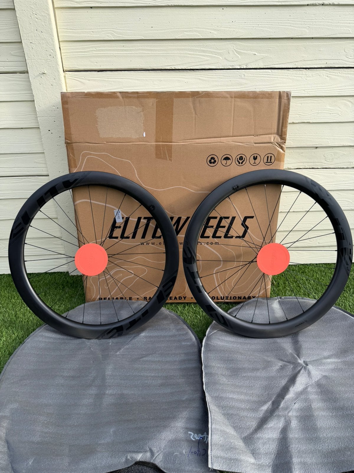 Elitewheels Edge 3.0 – 52 mm carbon wielset – nieuw, Vélos & Vélomoteurs, Neuf, Enlèvement, Carbone, Racefiets