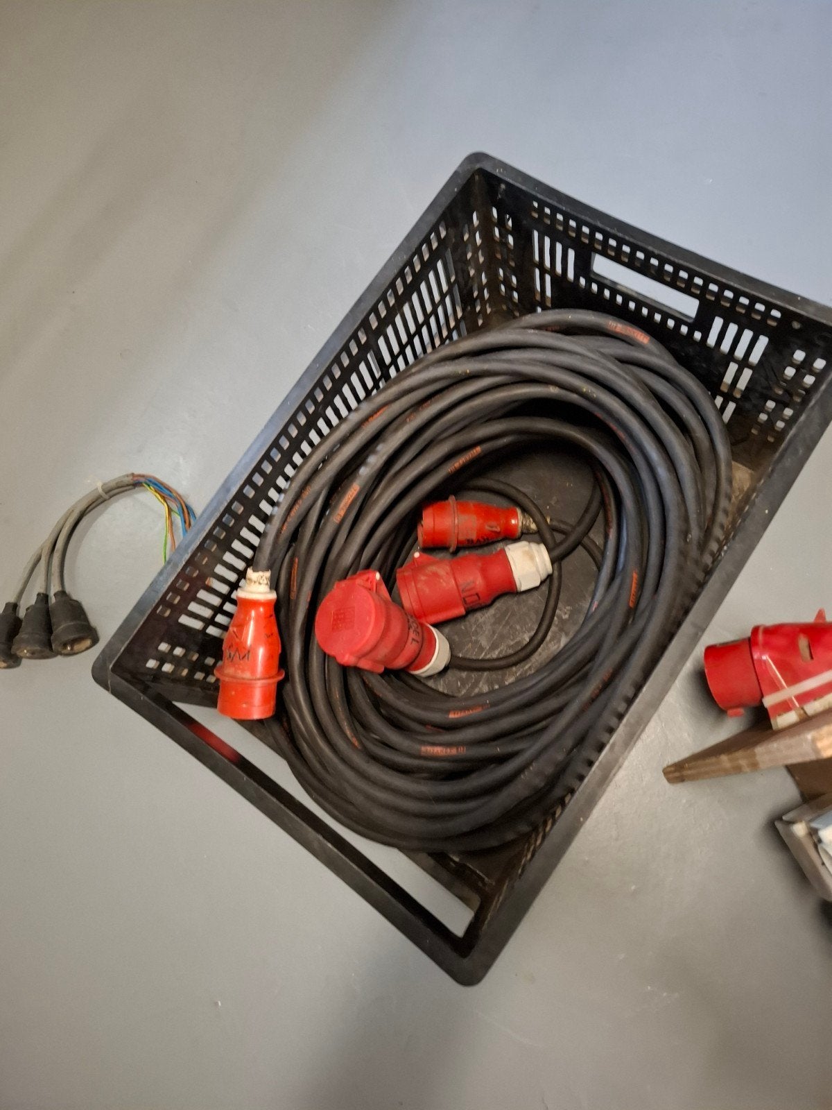 Verleng kabel, Ophalen