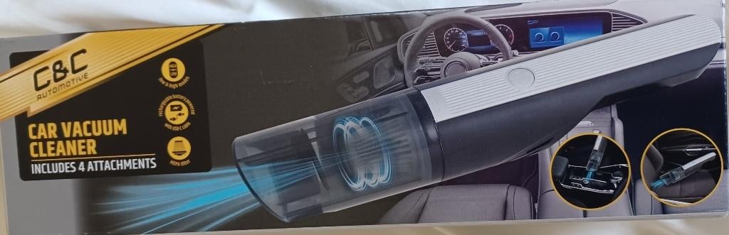 Draadloze Autostofzuiger - Compacte Handstofzuiger, Auto diversen, Auto-accessoires, Nieuw, Ophalen of Verzenden