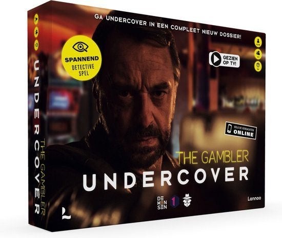 Undercover - Detectivespel The Gambler - NL-talig bordspel, Ophalen of Verzenden, Nieuw
