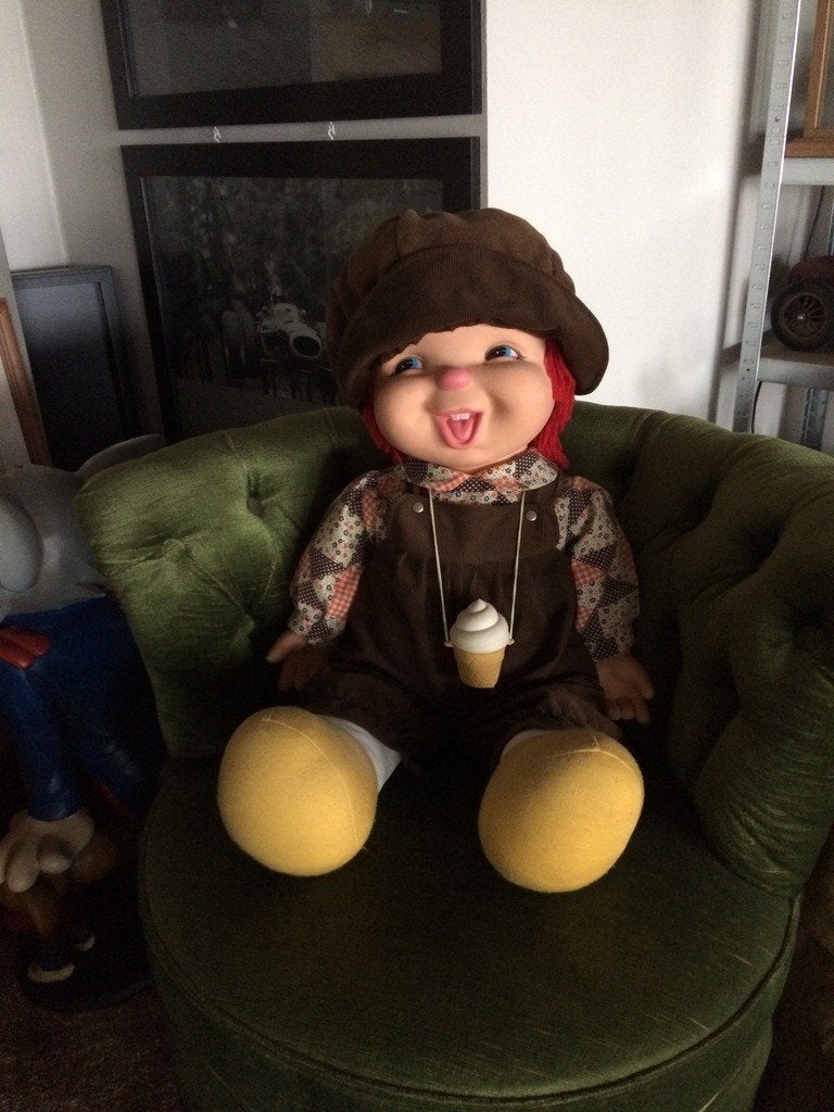 vintage ice cream doll Koopje!, Verzamelen, Ophalen, Gebruikt