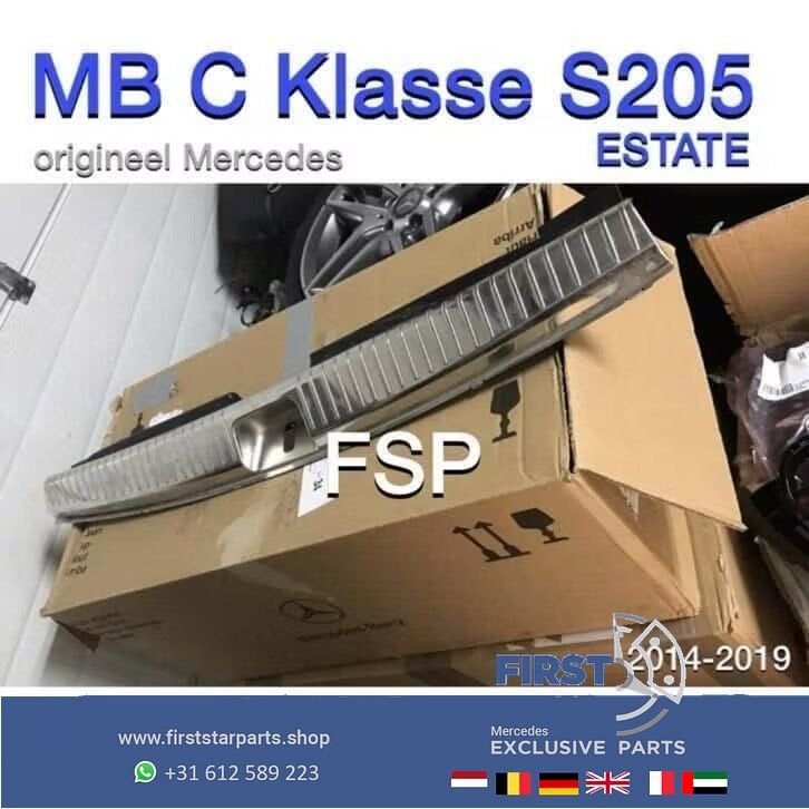 S205 C Klasse Estate bumper bescherming aluminium kap W205, Auto-onderdelen, Gebruikt, -, Ophalen of Verzenden, -