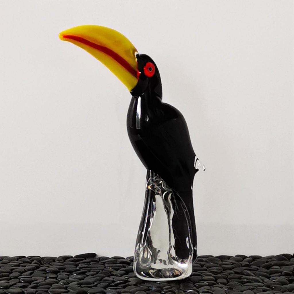 Glas sculptuur Toekan (nieuw), Antiquités & Art, Art | Objets design