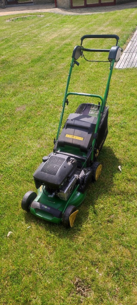 Grasmaaier benzine, Tuin en Terras, Ophalen, Cirkelmaaier, Gebruikt, John deere