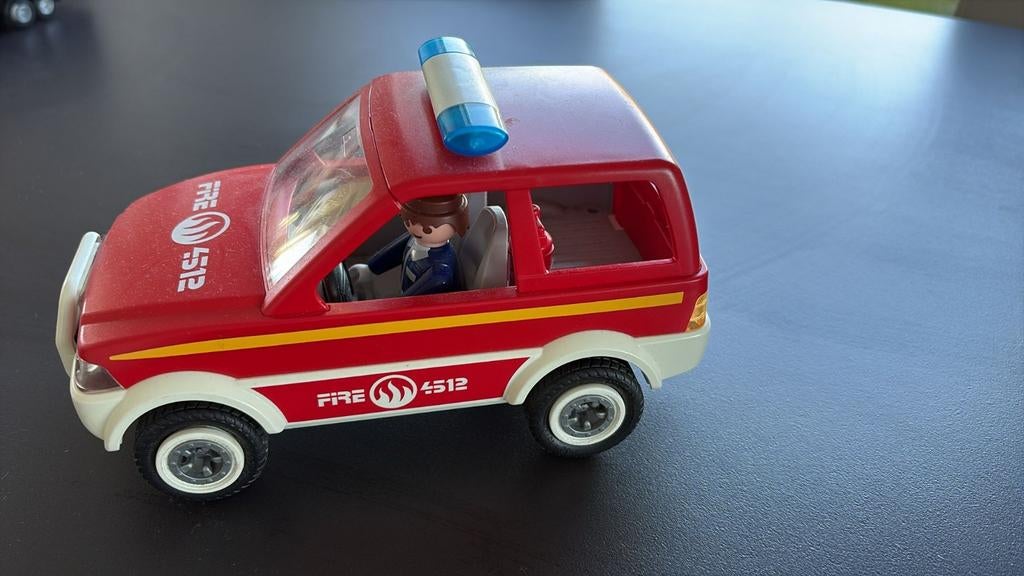 Playmobil brandweerwagen, Enlèvement